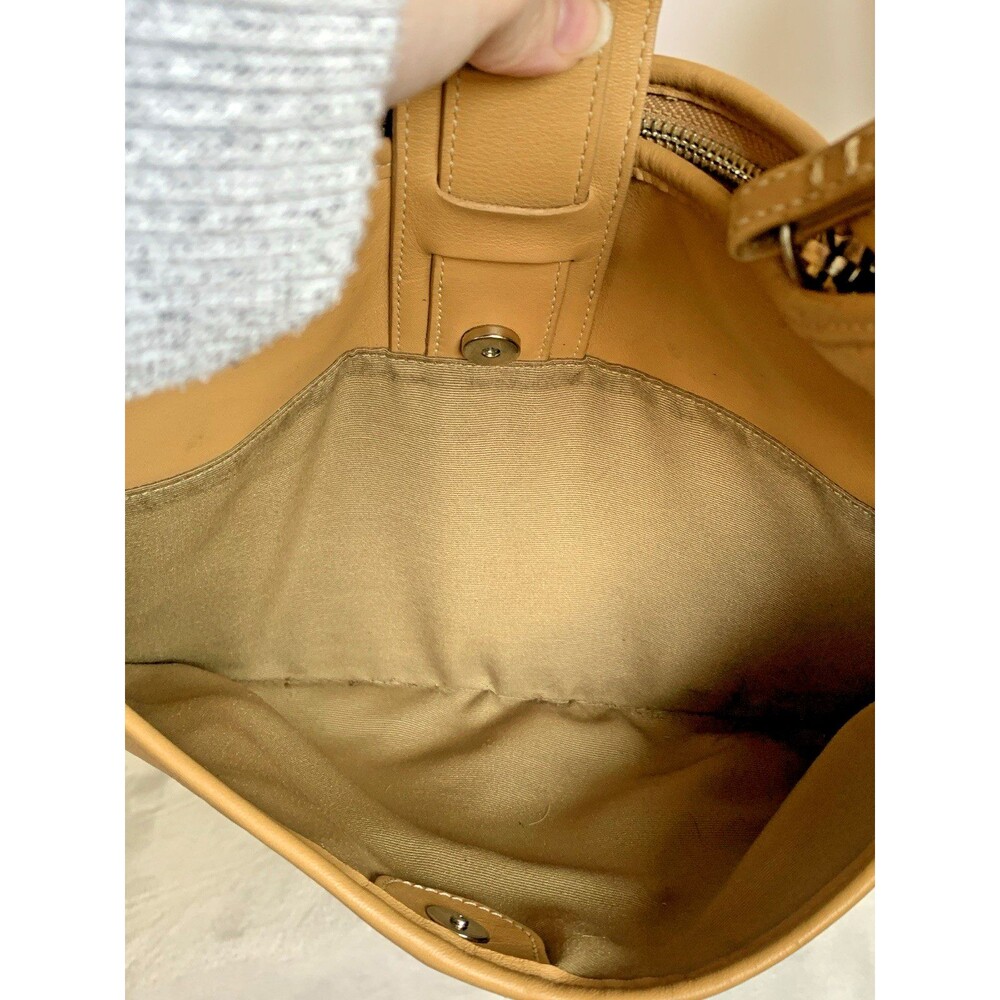 Coach Vintage Hamptons Leather Buckle Hobo Shoulder Bag 7548 Camel Tan - Picture 4 of 16